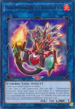 Salamangreat Balelynx - LD10-EN012 - Rare - NM - 1st ed - Yugioh - Image 4