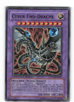 Yugioh CYBER END-DRACHE , ston-dese1 Super Rare deutsch NM Limitierte Auflage - Image 1