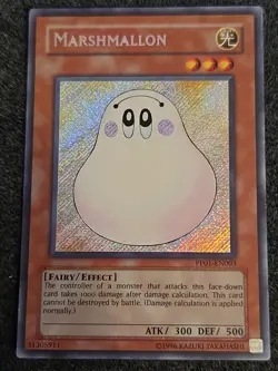 Yugioh Marshmallon PP01-EN003 Secret Rare LP - Image 1