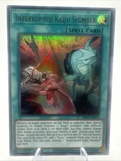 Interrupted Kaiju Slumber - BROL-EN075 - NM - Ultra Rare - 1st ed - Yugioh - Image 1