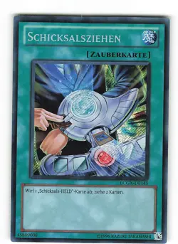 Yugioh SCHICKSALSZIEHEN , lcgx-de145 Secret Rare deutsch Near Mint - Image 1