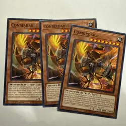 Conbirdable x3 (playset) MP25-EN328 Common 1st ED NM Yugioh - Image 1