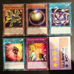 LOTTO 5 CARTE DRAGO ALATO DI RA in italiano YUGIOH rarita MISTE yu-gi-oh! AFFARE - Image 1