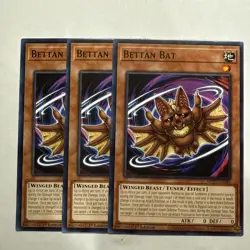 Bettan Bat x3 (playset) MP25-EN386 Common 1st ED NM Yugioh - Image 1