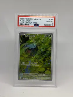 2023 Pokemon Bulbasaur Illustration Rare PSA 10 Gem Mint Card - Image 1