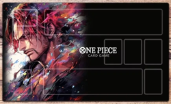 Shanks One Piece Playmat With Zones OPCG TCG Card Game Play Mat Deskmat Mousepad - Image 2