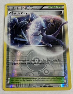 Pokemon TCG Battle City BW39 Black White Black Star Promo Reverse Holo Card - Image 1