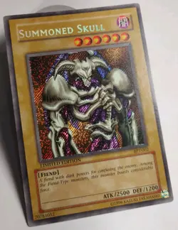 Summoned Skull BPT-002 Secret Rare Limited Edition Yu-Gi-Oh Card NM LP - Image 1
