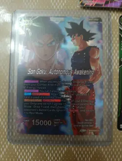 Dragon Ball Super Card Game. Pack 3 Cartas Foil (UC, R, C Judge) Foil - Image 2
