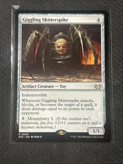 Giggling Skitterspike Commander: Duskmourn: House of Horror Regular - Image 1