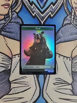 1x Vampire (Lifelink) / Bear (4/4) Token FOIL Dual-Sided - NM/M 2X2 MTG - Image 2