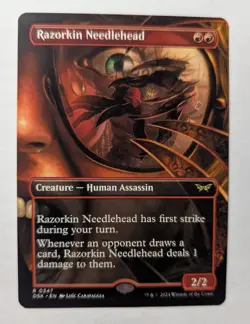 1x Razorkin Needlehead Borderless NM DSK Magic MTG x1 (4 Available) - Image 1