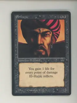 1994 MTG Magic The Gathering Arabian Nights El-Hajjaj - Image 1