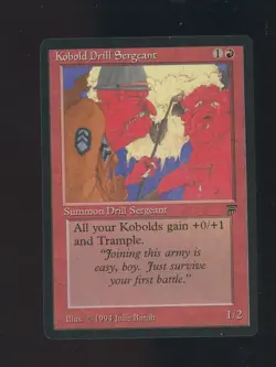 1994 MTG Magic The Gathering Legends Kobold Drill Sergeant - Image 1