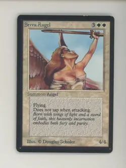 1993 MTG Magic The Gathering Beta Serra Angel - Image 1