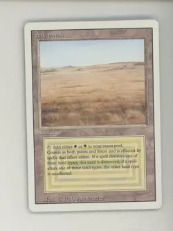 1994 MTG Magic The Gathering Revised Edition Savannah - Image 1