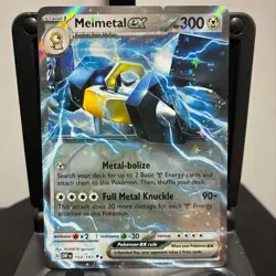 Melmetal ex - 153/197 - Pokemon Obsidian Flames 2023 - Double Rare Card NM - Image 1