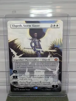 MTG Elspeth, Storm Slayer (Borderless) TDM 398 - Tarkir Magic The Gathering Card - Image 1