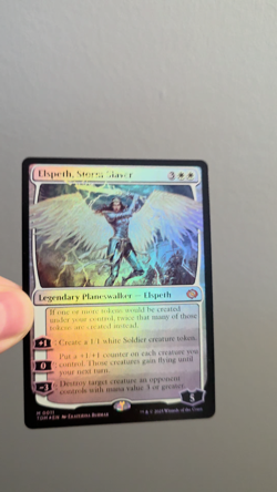MTG - Elspeth, Storm Slayer- Border, Alternate-Art, FOIL, TDM - MINT MYTHIC 0011 - Image 2