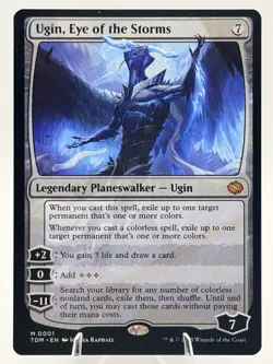 Ugin, Eye of the Storms Mythic Planeswalker 001 Tarkir Dragonstorm 2025 MTG LP - Image 1