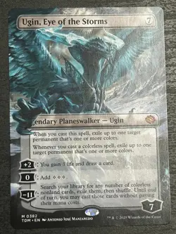 Ugin, Eye of the Storms TDM MTG 382 FOIL BORDERLESS MYTHIC M/NM - Image 2