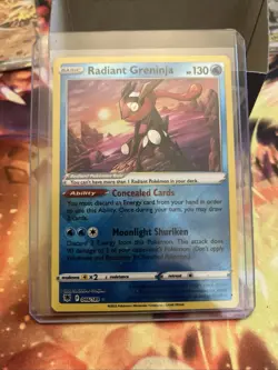 Radiant Greninja 046/189 Astral Radiance Ultra Rare Holo Pokemon Card NM - Image 1