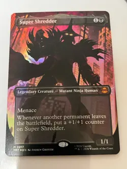 Super Shredder (Borderless) Teenage Mutant Ninja Turtles Foil - Image 1
