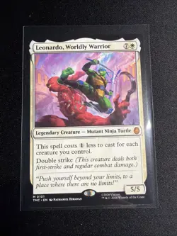 MTG Leonardo, Worldly Warrior [TMC] #101 - Image 1