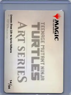 Lessons from Life Art Card - Art Series: Teenage Mutant Ninja Turtles (ASTMT) - Image 2