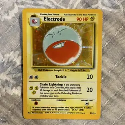 Electrode 2/64 Jungle Set Holo Rare 90 HP Unlimited Pokemon Card 1999 - Image 1