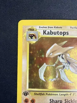 1st Edition Kabutops WOTC Holo Pokemon Card Rare - Image 2