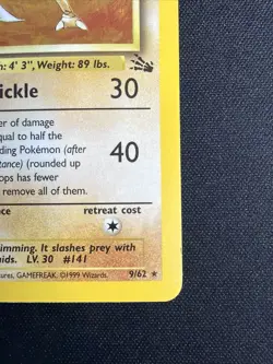 1st Edition Kabutops WOTC Holo Pokemon Card Rare - Image 4
