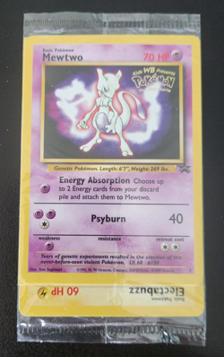 RARE!!! 4 error WB 1999 Catch Mew Movie Black Star Promo card. MUST SEE - Image 1