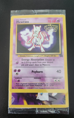 RARE!!! 4 error WB 1999 Catch Mew Movie Black Star Promo card. MUST SEE - Image 2