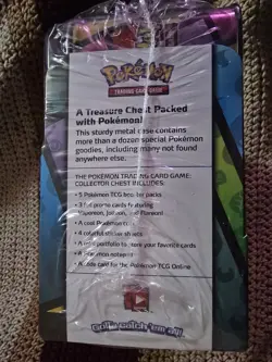 Pokemon TCG 2021 Eevee Collector's Chest Lunchbox Tin New Factory Sealed - Image 3