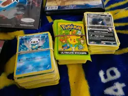 big pokemon card collection lot with five folders with some rares - Image 3