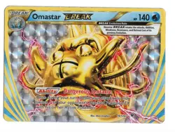 Pokemon Card: Omastar BREAK 19/124 XY Fates Collide Set Ultra Rare! GD - Image 1