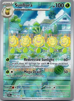 Sunflora 169/167 - SV06: Twilight Masquerade Pokemon TCG NM Holofoil - Image 1