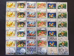 30 Lot Pokemon TCG Chinese with 6 different Eevee Holo ＃2 SE58 - Image 1
