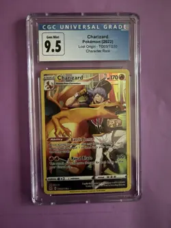 Charizard Pokemon (2022) Lost Origin CGC 9.5 Gem Mint. TG03/TG30 Character Rare - Image 1