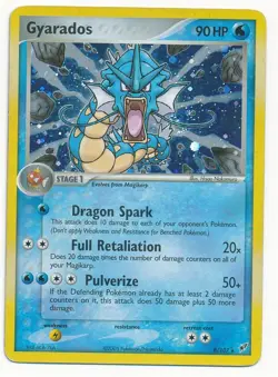 2005 POKEMON GYARADOS #8/107 DEOXYS HOLO RARE LIGHTLY PLAYED GOOD CONDITION - Image 1