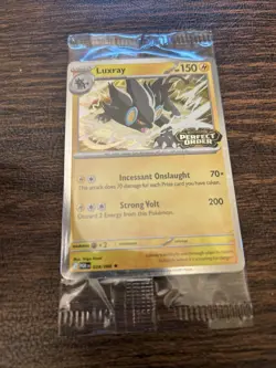 Luxray Perfect Order Promo Pokemon Card Near Mint Condition Rare - Image 1