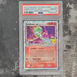 PSA 10 GEM MINT POKEMON Gardevoir EX 93/101 Celebrations Holo 2021 - Image 1