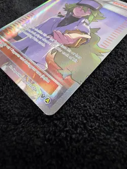 Pokemon N Supporter Full Art Holo Promo 105A/124 Alternate Art 2017 - Image 4