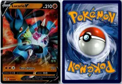 Pokemon Card - Lucario V Fusion Strike 146/264 V Rare Holo Near Mint - Image 3