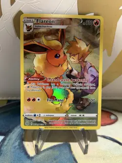 Flareon TG01/TG30 Pokemon TCG Brilliant Stars Sword & Shield Holo Rare Card NM - Image 1