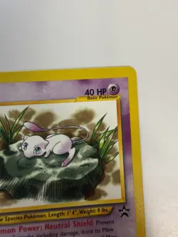 2000 Pokemon Mew 47/53 Wotc Promo Regular Movie Trading Card Game TCG Vintage - Image 3