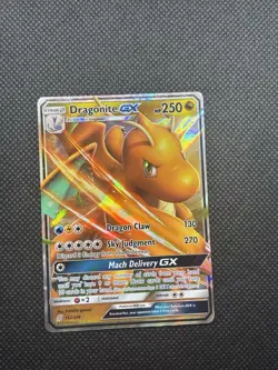 Pokemon Dragonite GX 152/236 SM: Unified Minds Ultra Rare Full Art Holo NM - Image 2