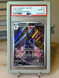 Pokemon 2024 Ceruledge 197/191 Illustration Rare Surging Sparks GEM MINT PSA 10 - Image 1