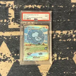 Pokemon Mew ex SV: Paldean Fates Special Illustration Rare PSA 9 Holo 232/091 - Image 1